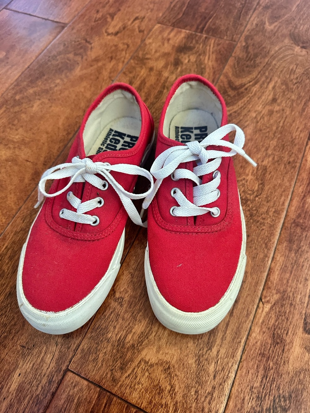 Pro Kids Red Canvas Lace-Up Sneakers